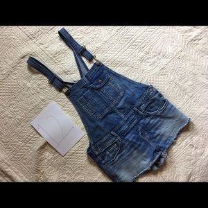 Abercrombie & Fitch Denim Overalls Medium